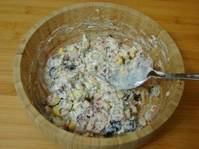 Ton Balıklı Meze - Yapılışı (5/8) 