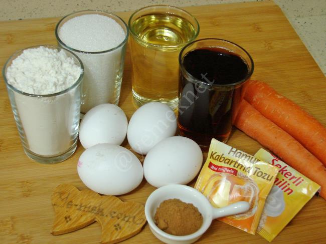 Havuçlu Çaylı Kek - Yapılışı (1/12) 