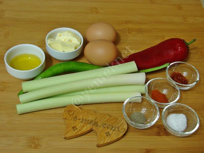 Pırasalı Yumurta - Yapılışı (1/12) 