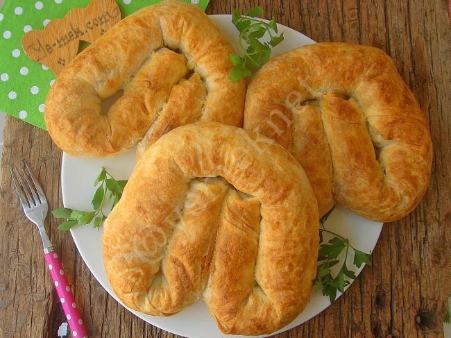 Fırında Kıymalı Börek - Yapılışı (13/16) 