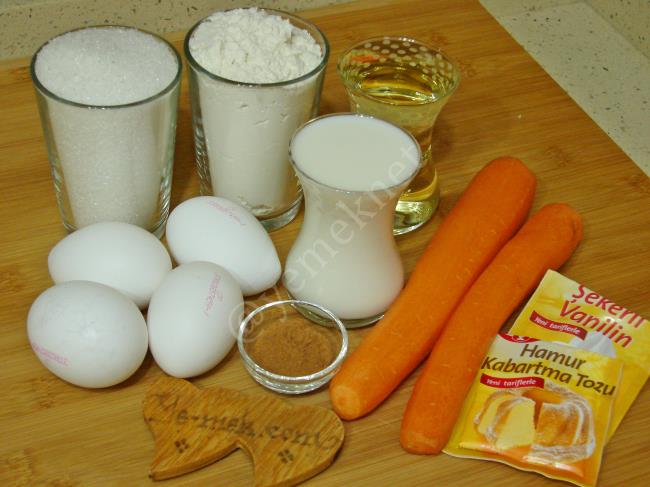 Havuçlu Pamuk Kek - Yapılışı (1/16) 