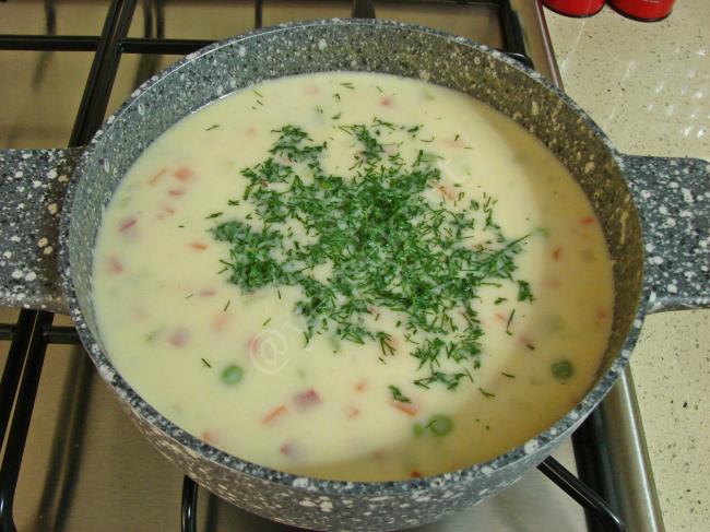 Kremalı Sebze Çorbası - Yapılışı (13/16) 