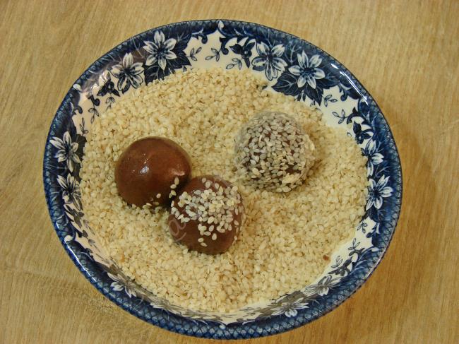 Kakaolu Susamlı Kurabiye - Yapılışı (8/12) 