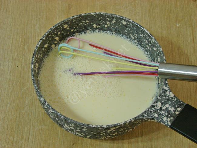 Muhallebili Tart Kek - Yapılışı (10/20) 