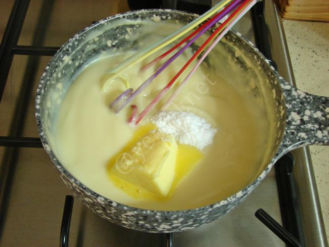 Muhallebili Tart Kek - Yapılışı (12/20) 