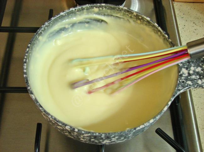 Muhallebili Tart Kek - Yapılışı (13/20) 