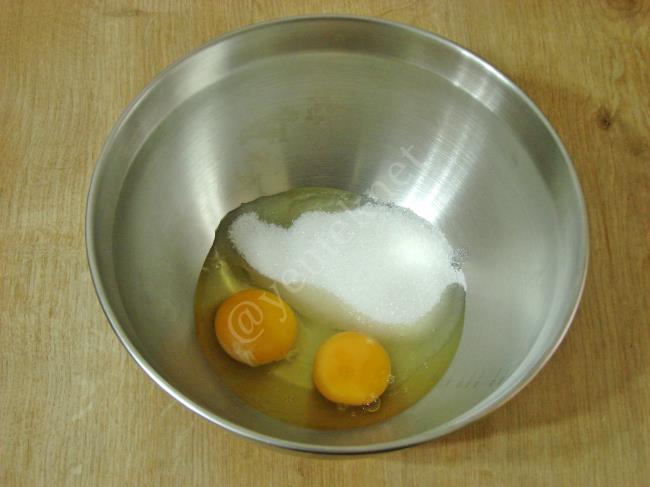 Muhallebili Tart Kek - Yapılışı (2/20) 