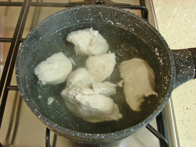 Tavuklu Fırın Makarna - Yapılışı (4/20) 