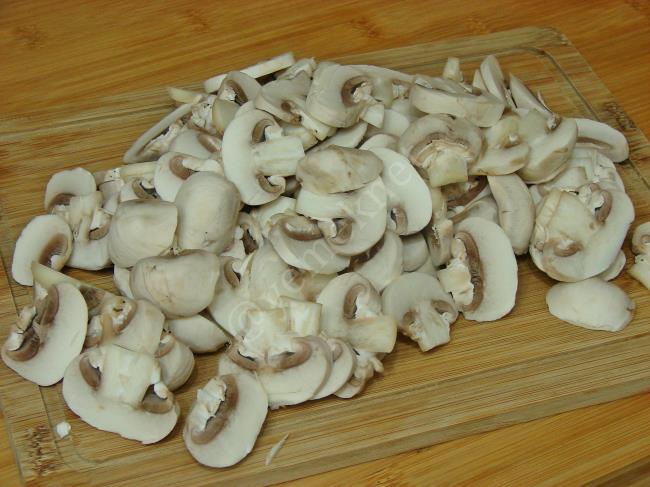 Tavuklu Mantar Sote - Yapılışı (3/12) 