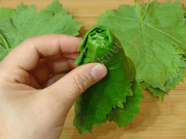 Kurudan Asma Yaprağı - Yapılışı (5/12) 