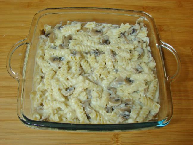 Mantarlı Fırın Makarna - Yapılışı (14/20) 