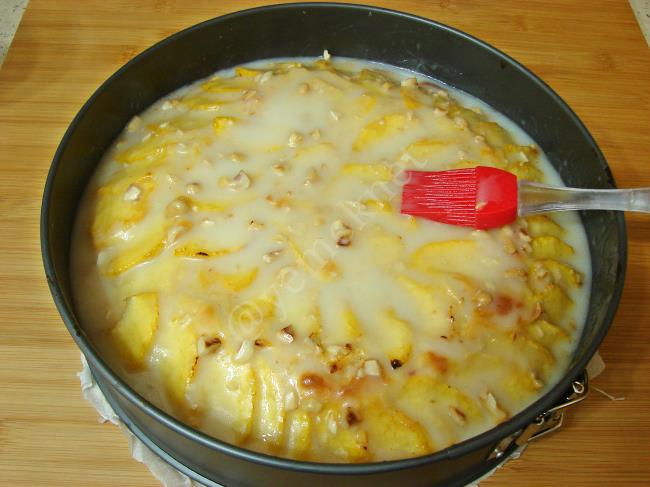 Şeftalili Yaz Keki - Yapılışı (16/20) 