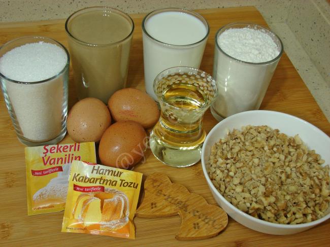 Tahinli Cevizli Kek - Yapılışı (1/12) 