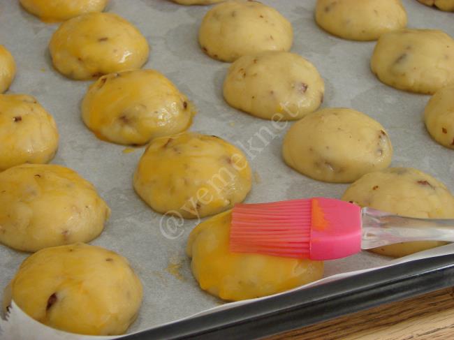 Cevizli Üzümlü Anne Kurabiyesi - Yapılışı (10/16) 