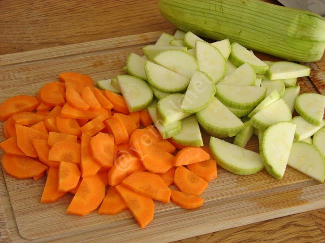 Havuçlu Kabak Kavurması - Yapılışı (2/12) 