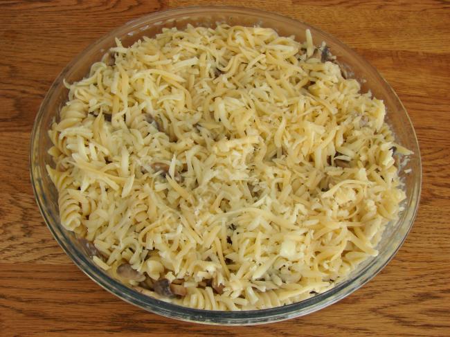 Kremalı Mantarlı Fırın Makarna - Yapılışı (11/16) 