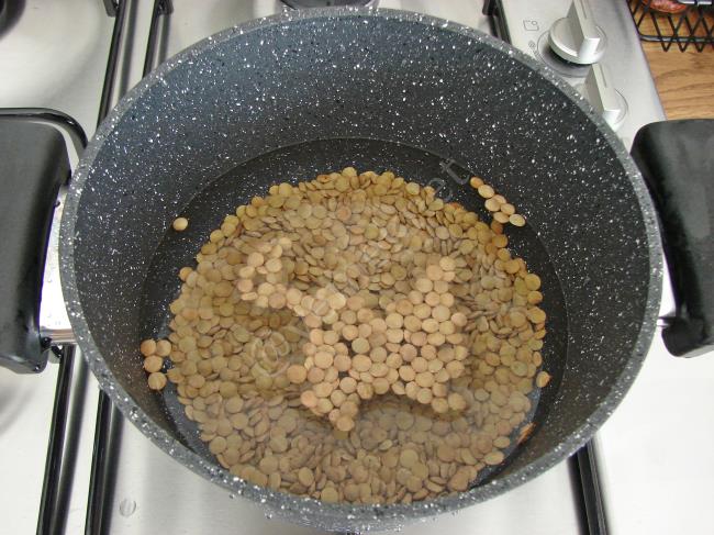 Yeşil Mercimekli Semizotu Yemeği - Yapılışı (2/12) 