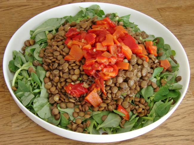 Yoğurtlu Mercimekli Semizotu Salatası - Yapılışı (6/12) 