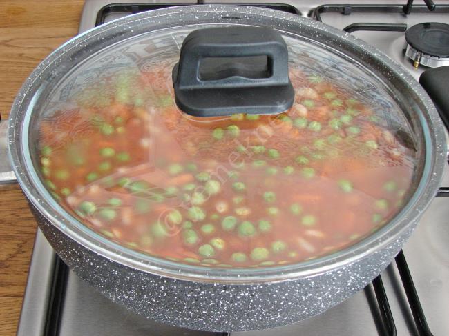 Barbunyalı Bezelye Yemeği - Yapılışı (13/16) 