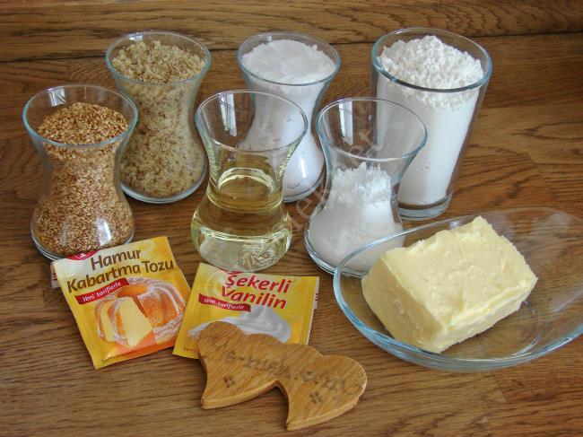 Susamlı Cevizli Kurabiye - Yapılışı (1/16) 