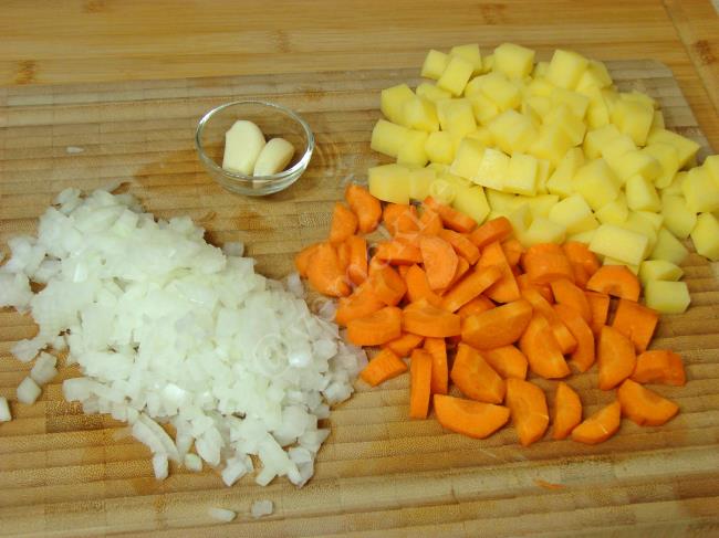 Sebzeli Yeşil Mercimek Yemeği - Yapılışı (4/16) 