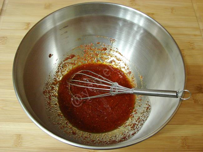 Fırında Sebzeli Soslu Mantar - Yapılışı (5/20) 