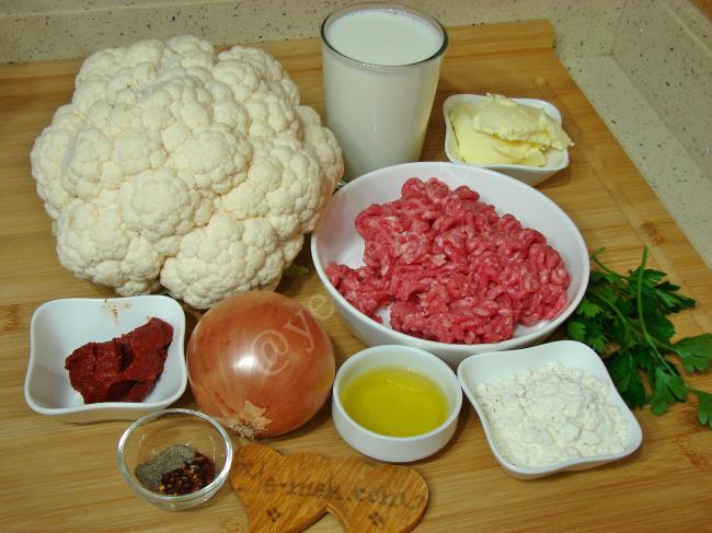 Kıymalı Karnabahar Graten - Yapılışı (1/16) 