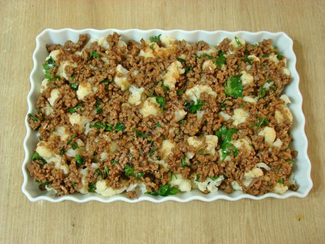 Kıymalı Karnabahar Graten - Yapılışı (11/16) 