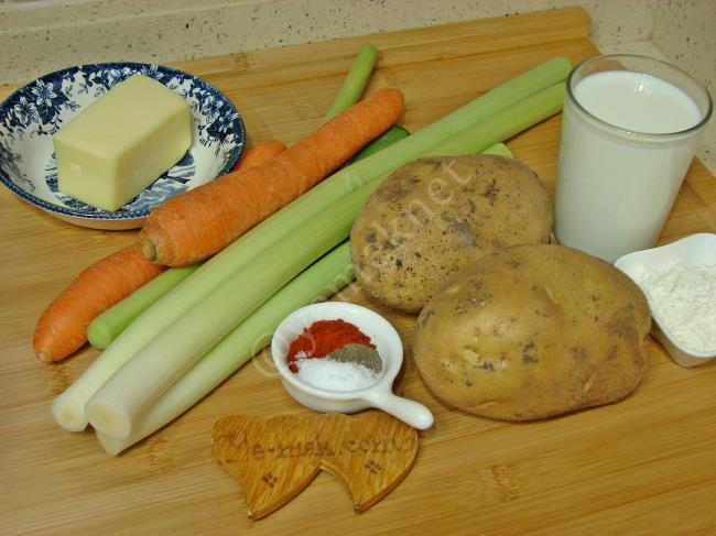 Pırasalı Patates Graten - Yapılışı (1/16) 