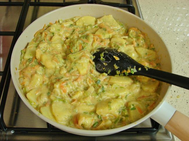 Pırasalı Patates Graten - Yapılışı (9/16) 