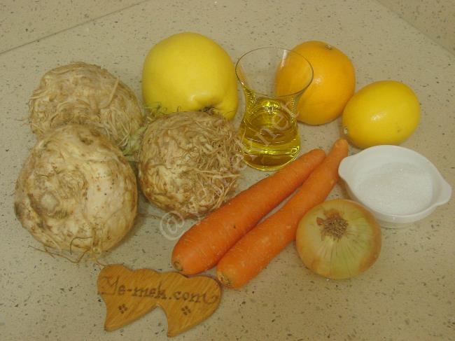 Zeytinyağlı Ayvalı Kereviz - Yapılışı (1/12) 