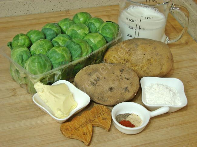 Brüksel Lahanası Graten - Yapılışı (1/12) 