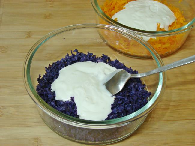 Mor Lahanalı Havuç Tarator - Yapılışı (7/12) 