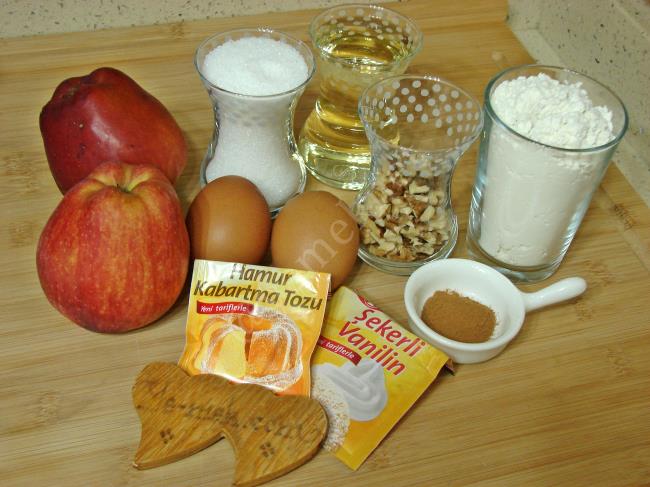 Elmalı Kek Kurabiye - Yapılışı (1/16) 