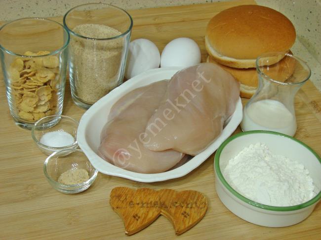 Tavuk Burger - Yapılışı (1/16) 