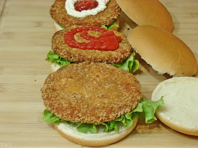 Tavuk Burger - Yapılışı (13/16) 