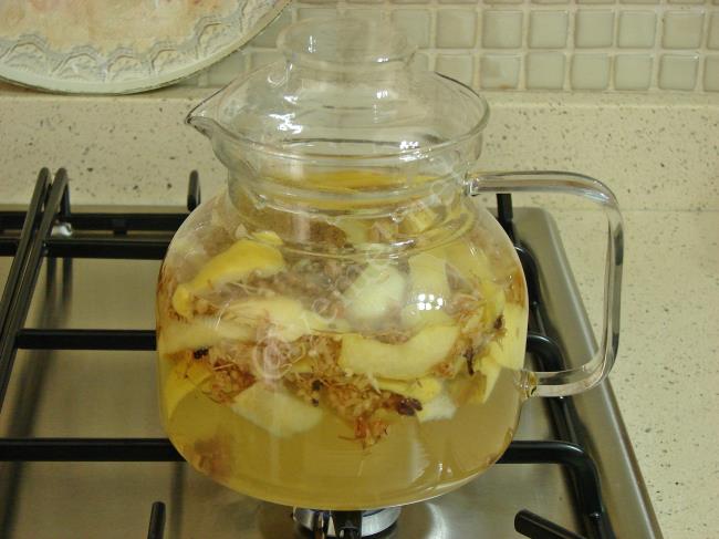 Ihlamurlu Ayva Kabuğu Çayı - Yapılışı (8/12) 