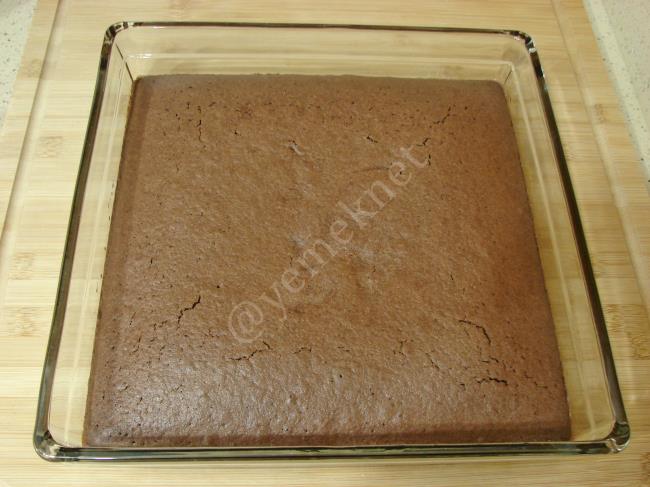 Kahveli Islak Kek - Yapılışı (12/16) 