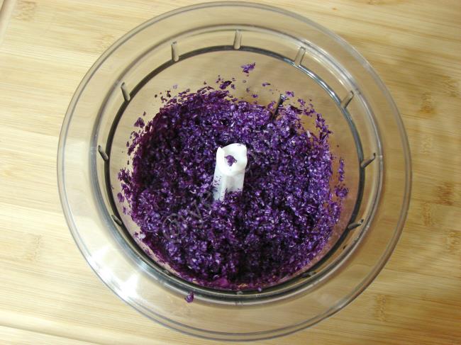 Mor Lahanalı Makarna Salatası - Yapılışı (3/12) 