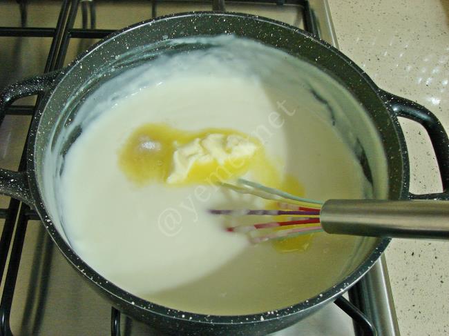 Tahinli Muhallebi - Yapılışı (5/12) 