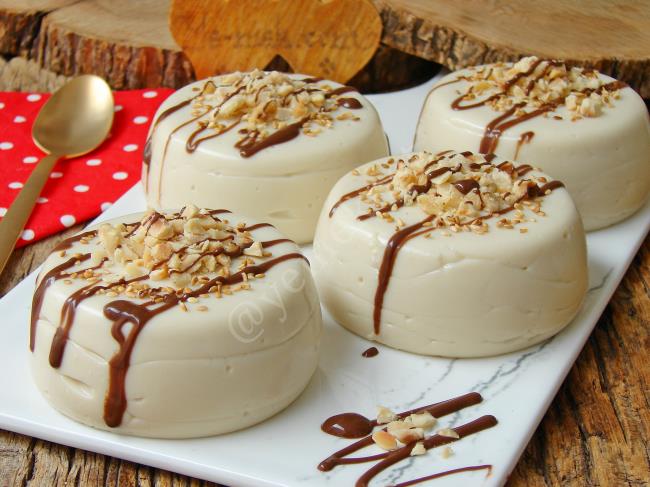 Tahinli Muhallebi - Yapılışı (9/12) 