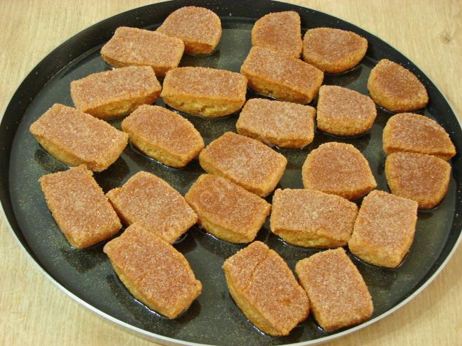 Kesme İrmik Tatlısı - Yapılışı (14/16) 