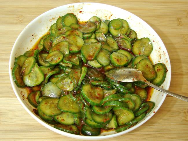 Salatalık Mezesi - Yapılışı (9/12) 