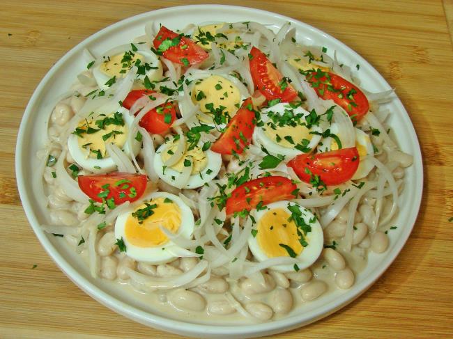 Tahinli Piyaz - Yapılışı (12/16) 