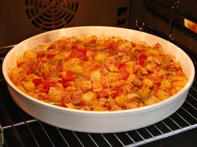 Tavuklu Sebze Kebabı - Yapılışı (13/16) 