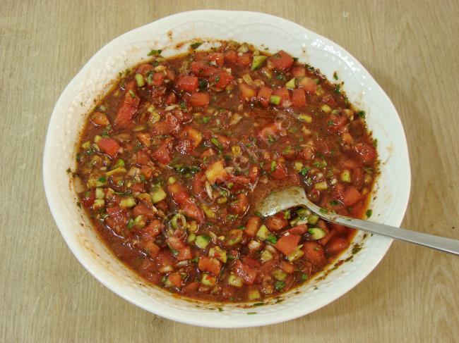 Bostana Salatası - Yapılışı (12/16) 