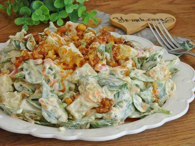 Yemelere Doyamayacağınız Bir Lezzet : Patatesli Semizotu Salatası