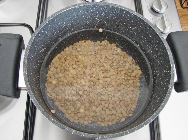 Yeşil Mercimekli Kısır - Yapılışı (2/16) 