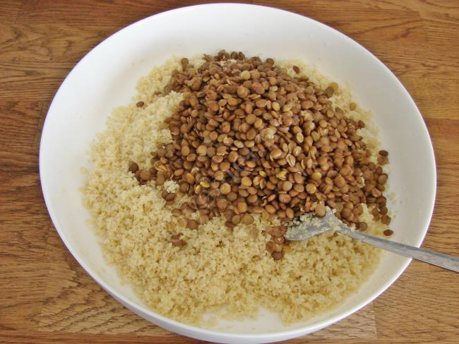 Yeşil Mercimekli Kısır - Yapılışı (5/16) 