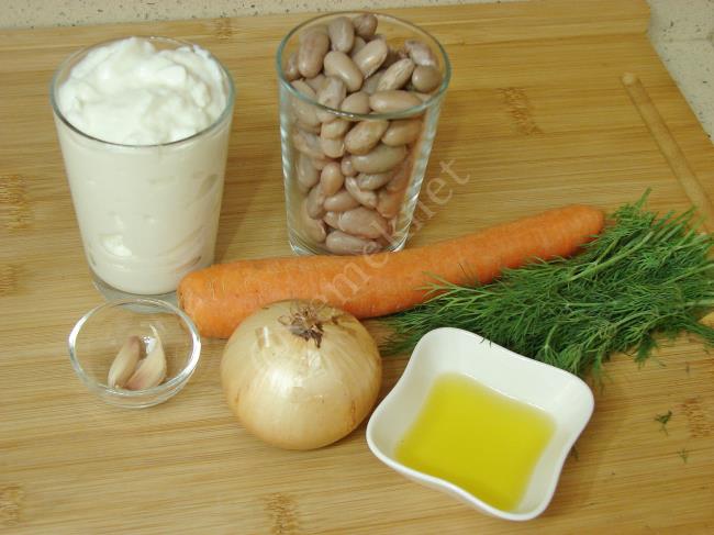 Yoğurtlu Barbunya Salatası - Yapılışı (1/12) 